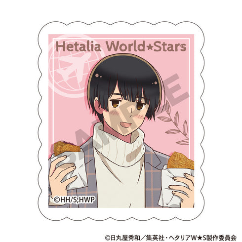 『ヘタリア World★Stars』アクリルマグネット 日本 食べ歩きグルメ
